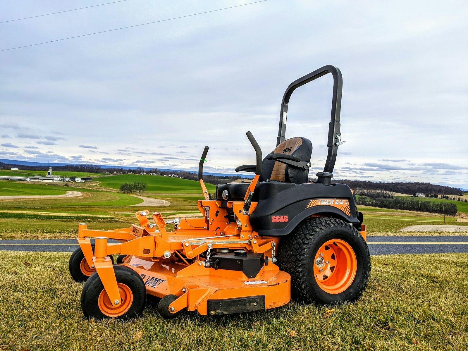 Commercial mowing equipment